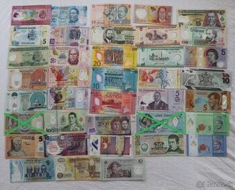 Unc polymer (plastové) bankovky