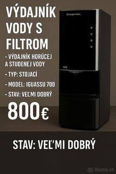 Predám výdajník vody s filtrom – Chungho Nais Iguassu 700