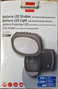 Batériový LED refletor , snímačom pohybu. Zn. Brennenstuhl.