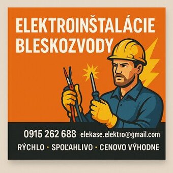 Elektroinštalácie a bleskozvody