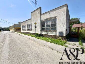 NA PREDAJ KOMERČNÝ OBJEKT SO ŠTÚDIOU NA BYTY, POZEMOK 1616M2