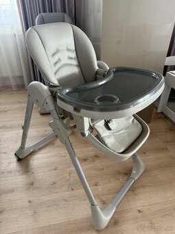 KINDERKRAFT Yummy Grey detská jedalenská stolička