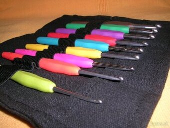 Háčiky s rúčkou - sada 9 kusov v puzdre