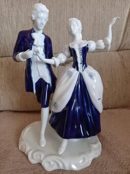 Soska parik Royal dux cobalt