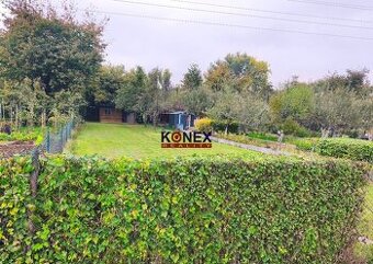 Rekreačná záhrada s drevenou chatkou - MICHALOVCE