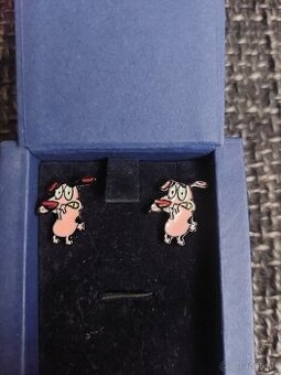 Náušnice cartoon stupid dog