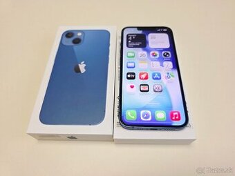 APPLE IPHONE 13 128GB BLUE TOP STAV BATERKA 100% TOP STAV