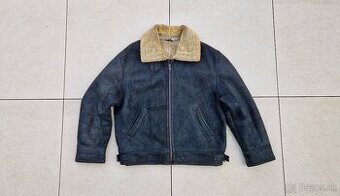 Pánský kožený bomber sheep shearing velikost 54 (L) bunda s