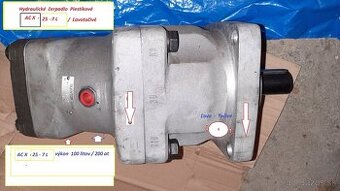 AcX  25  7 L  hydraulicke cerpadla 100litr./160 at