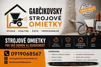 Sadrove a vapennocementove omietky