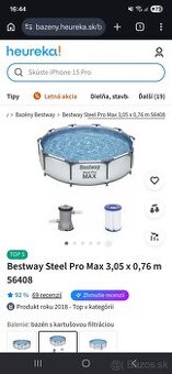 Bestway Steel Pro Max 3,05 x 0,76 m