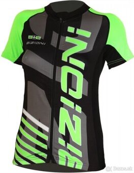 DÁMSKY CYKLISTICKÝ DRES ČIERNO-ZELENÝ XS