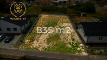 STAVEBNÝ POZEMOK NA PREDAJ | 835 m² | Záhorská Ves