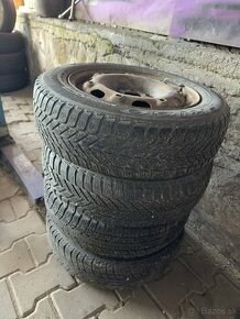165/70 R14 plechove disky Debica pneu