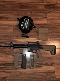 Airsoft replika zbraň M4 + príslušenstvo