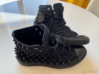 Converse Monocrome, ALL-star Chuck Taylor, black spike