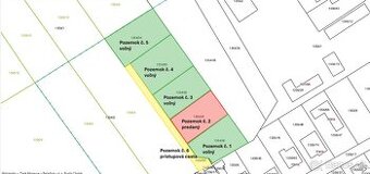 4 stavebné pozemky v centre Beladíc pri kaštieli Tartuf - 1