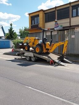 JCB mini CX + príves