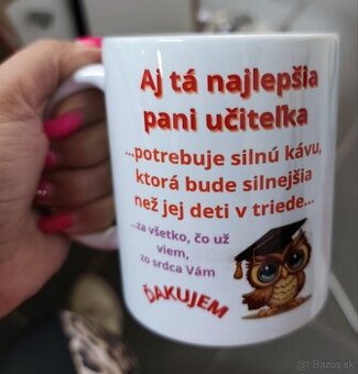 Darčeky pre pani učiteľku