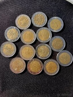 Vzácne 2 euro mince