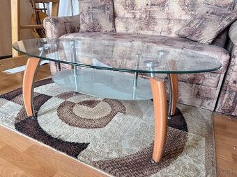 Sklenenny stolik 110x60cm - 1