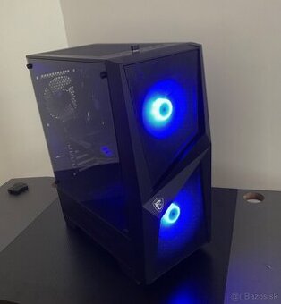 Predám gaming PC v skrini MSI MAG Forge 100R, i5-9400F, RTX