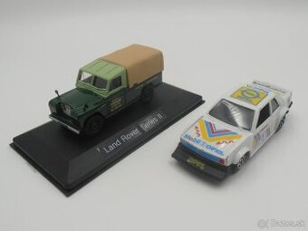 Land Rover 1/43, Opel Ascona 1/40