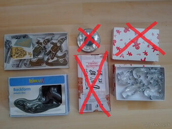 Rôzne formičky na pečenie