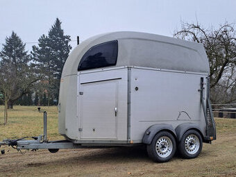 Prodám celohliníkový přívěs - přepravník na 2 koně Böckmann