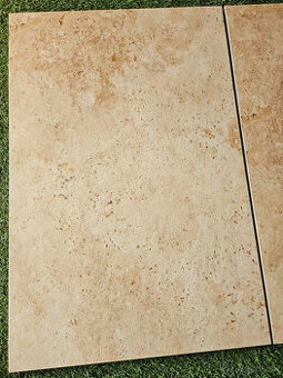 Terasová 2cm dlažba aj na terče 90x60, VEĽKOFORMÁT TRAVERTIN