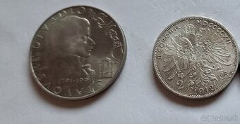 Predám strieborné mince spolu