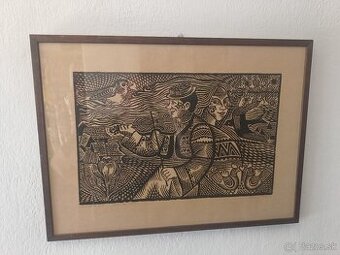 obraz Milan Stano: Husličkárova pieseň 1988