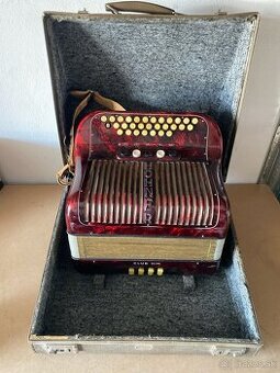 Heligonka Hohner Club lllM CF 3hlas + Kufor
