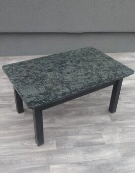 Stolík mramorový – granit – 85 cm .
