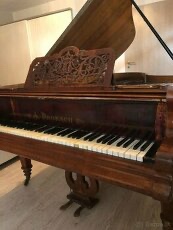 Vzácny starožitný klavír piano krídlo - 1