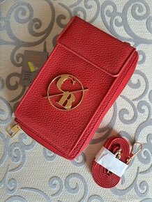 Červená kabelko peňaženka