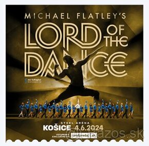 2 lístky na Lord of the dance Košice (sektor - A15)