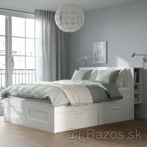 Ikea Brimnes posteľ 180x200 s matracom