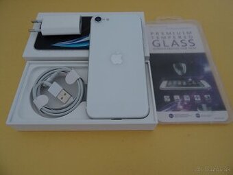 iPhone SE 2020 128GB WHITE - ZÁRUKA 1 ROK - PERFEKTNY STAV