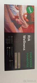 Wellness poukážka -KOŠICE RIA WELLNESS