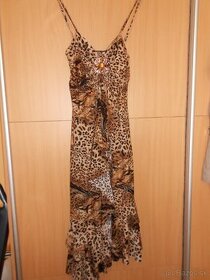 leopard šaty S/M