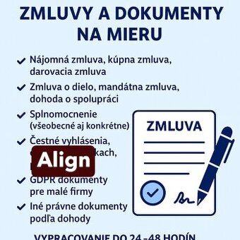 Vypracovanie zmlúv
