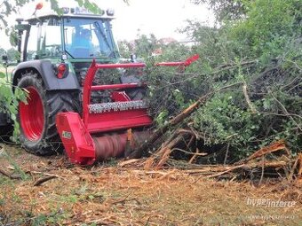 Čistenie pozemkov náletových drevín lesná fréza
