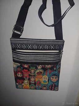 Crossbody taška s matrioškami-NOVÁ