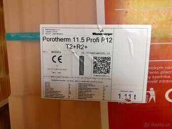 Predám tehly na priečky Porotherm - 1