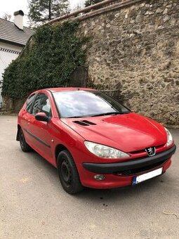 Peugeot 206, 1.4 benzín (3-dverový), STK/EK platná do 2027.