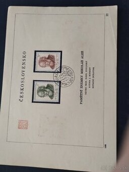 Poštovné známky Československo r.1952