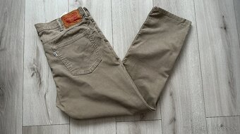 Pánske mančestrové džínsy Levis 511 - veľkosť 38/31
