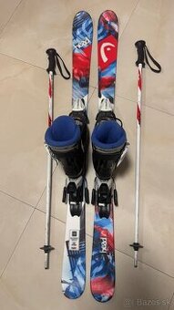 Detské freestyle lyže 127cm komplet set