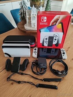Nintendo Switch Oled-white+hry